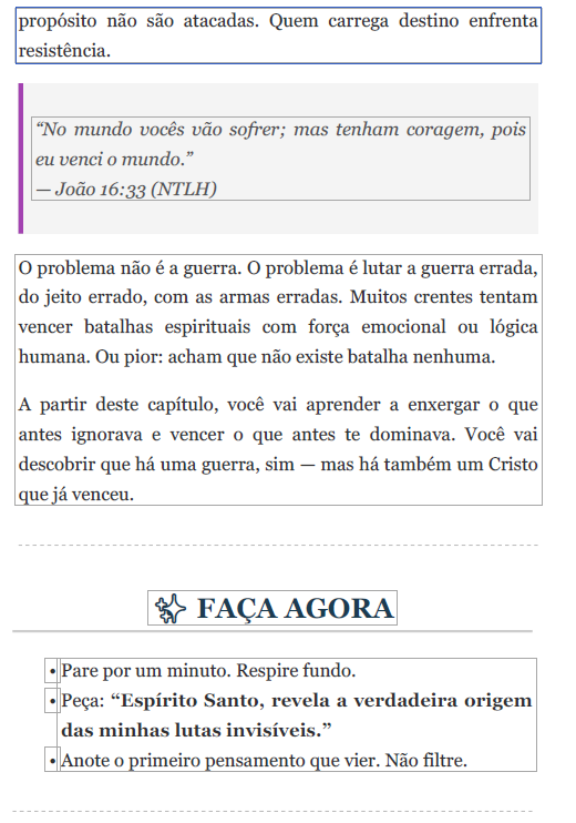 Exemplo da Página Interna